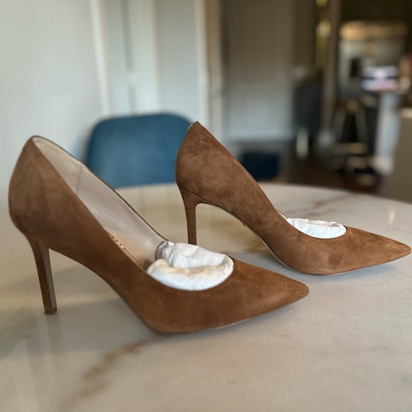 Sam Edelman Hazel Hazel Suede Pointed Toe Pumps (Size 11) - Picture 2 of 6